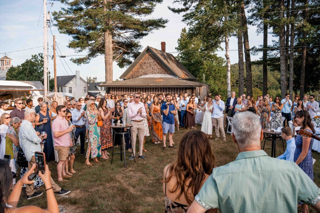 A wedding pre-party at The Preserve at Chocorua in Tamworth, New Hampshire