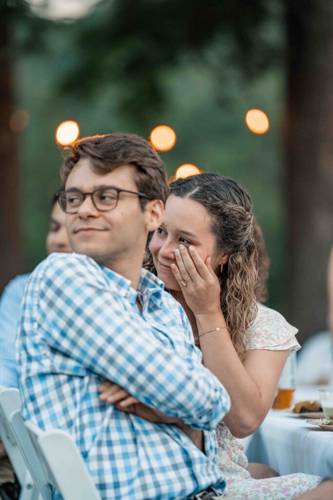 A wedding pre-party at The Preserve at Chocorua in Tamworth, New Hampshire