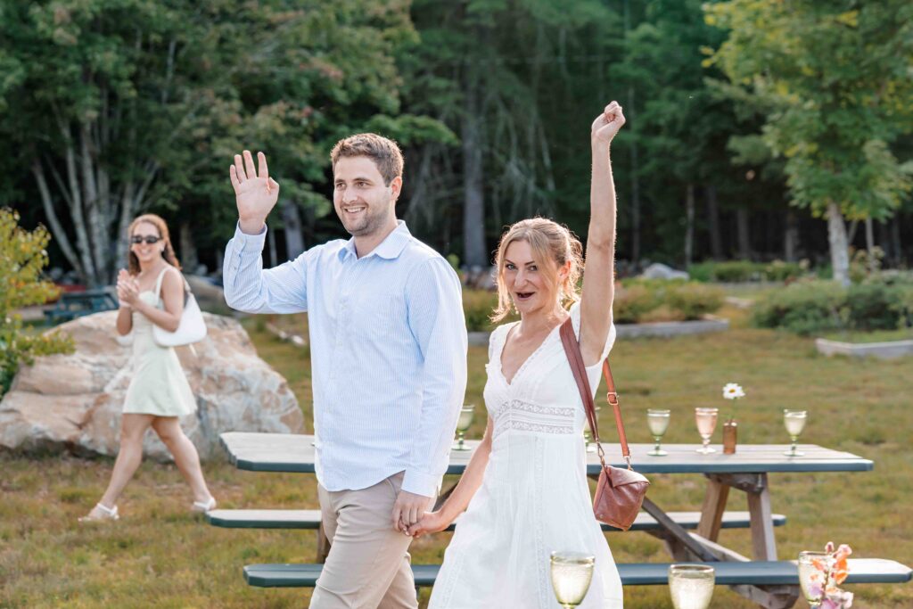 A wedding pre-party at The Preserve at Chocorua in Tamworth, New Hampshire