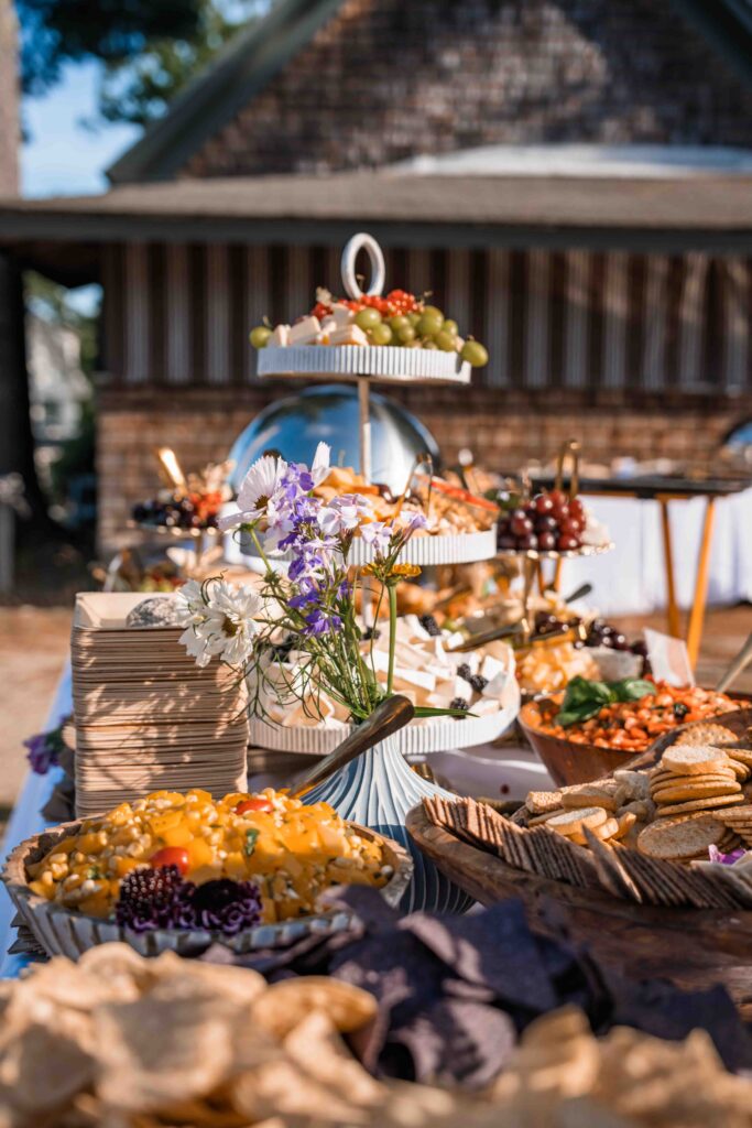 Catering Food at The Preserve at Chocorua in Tamworth, New Hampshire